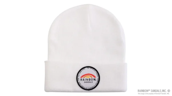 Basic Cuff Beanie with Long Ride Patch 100% Acrylic
