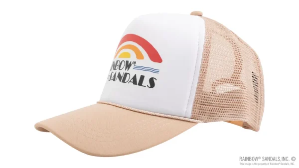 Rainbow Trucker Hat – Vintage Logo