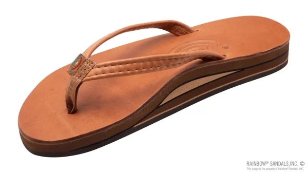 Luxury Leather – Double Layer Arch 1/2″ Narrow Strap