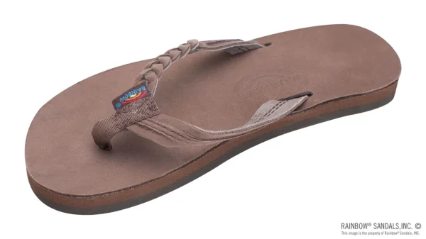 Kids Flirty Braidy- Premier Leather Braided 1/2″ Strap