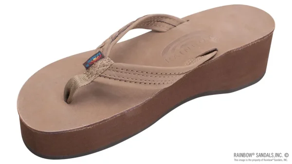 Madison Six Layer Wedge with a 3/4″ Medium Braided Strap