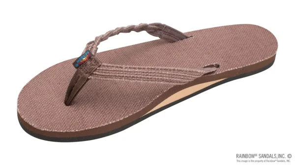 Hemp Flirty Braidy – Single Layer Arch Support with a  1/2″ Braided Strap