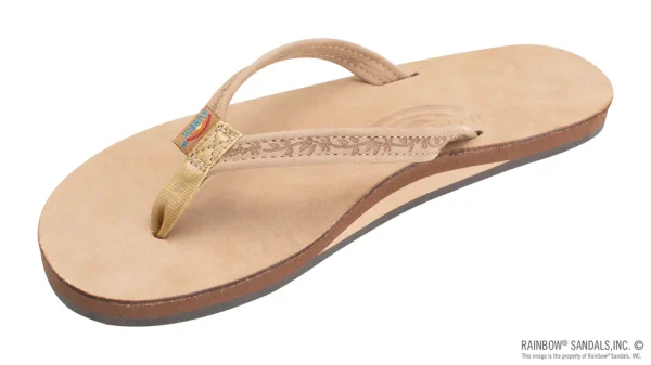 Las Flores – Single Layer Premier Leather with a Floral 1/2″ Narrow Strap