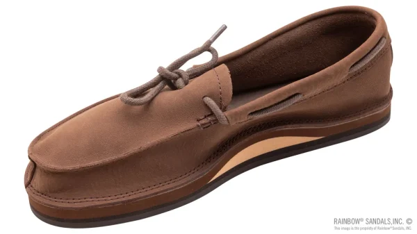 Women’s Single Layer Milled Leather Mocca Loaf